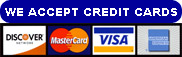 We Accept Credit Cards